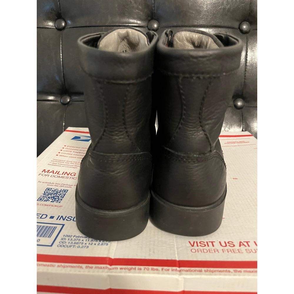 Kodiak Alma Black Waterproof Leather Lace Up Boots - Picture 4 of 8